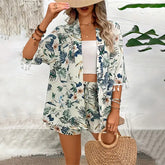 DIANELLA | Flower Printed Summer Set for Women-2